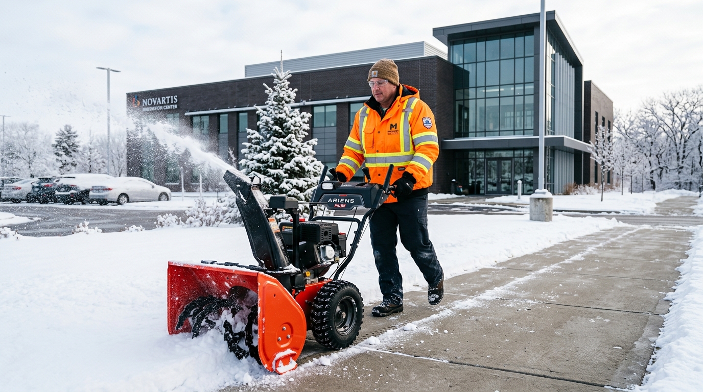 Sidewalk Snow Clearing Crew