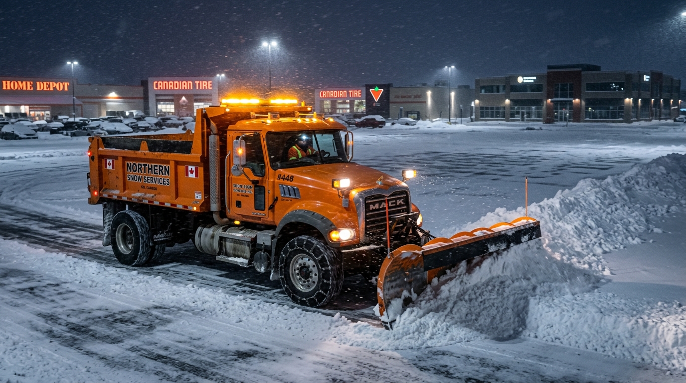 Commercial Snow Plow Truck